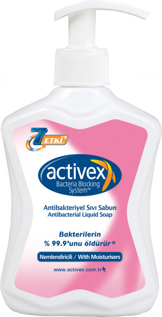 Мыло Activex жидк. антибактериальное With Moisturisers 300 мл Производитель: Турция EVYAP A.S.